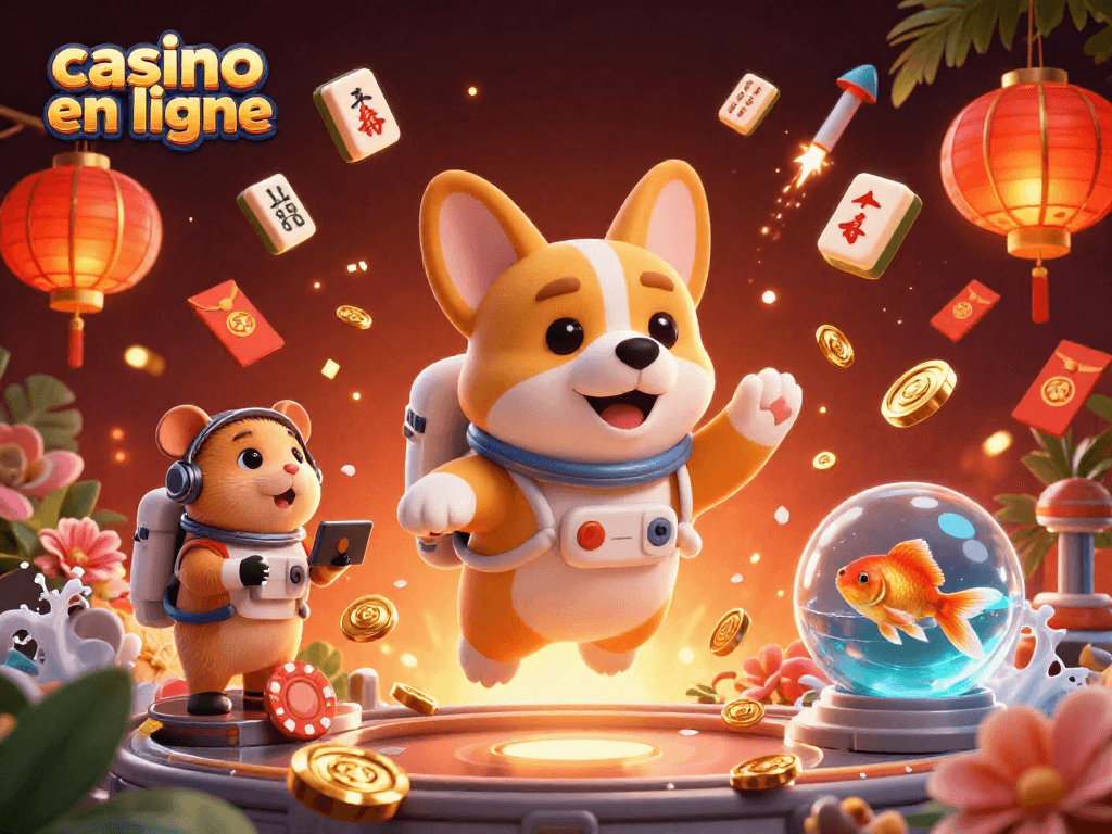 Jouez dans un casino en ligne avec des personnages animés et des éléments de jeu captivants.